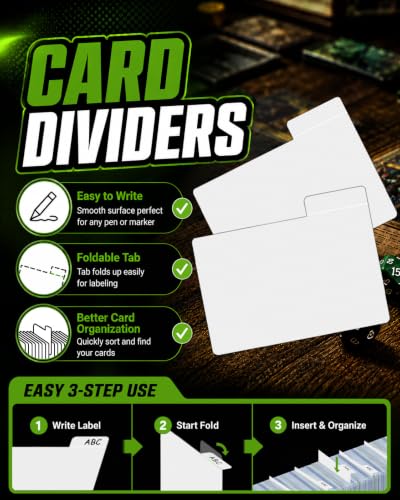 Trading Card Storage Boxes 6 Pack, Heavy Duty 6600 Ct Bulk Cardboard Card Organizer for MTG, TCG, Basketball Sports Collectible Game Cards, Waterproof Laminated, Acid-Free, Easy Assembly - size: 6 piece 14in for Standard