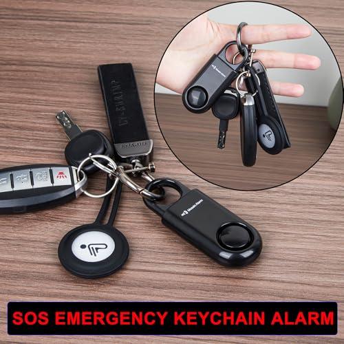 2 Pack Personal Alarm Replaceable Battery | Ultra-Lightweight 0.7 oz - color: Black