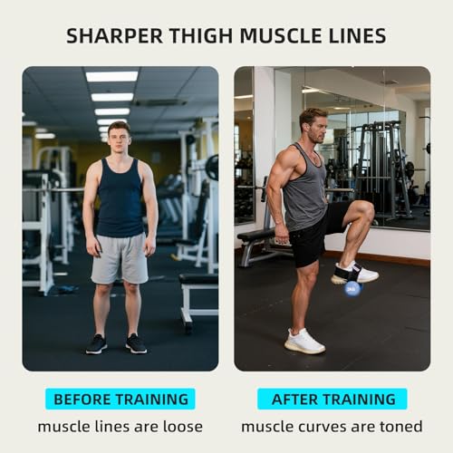 Original Dumbbell Foot Attachment Heavy Duty Durable, Practical Leg Ankle Curl Attachment Adjustable, Tbialis Raise Trainer Weight Holder Foot Strap for Weight Monkey Feet Foot Weights for Exercise