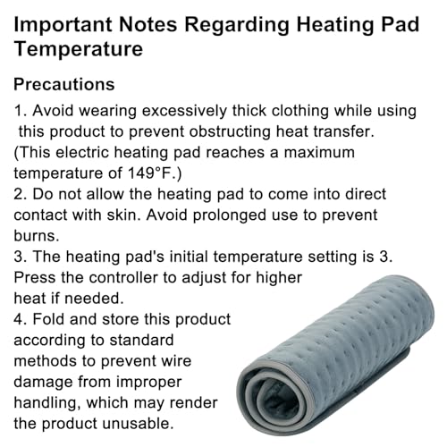 IGXHAVIZ Heating Pad with Adjustable Belt - color: Gray