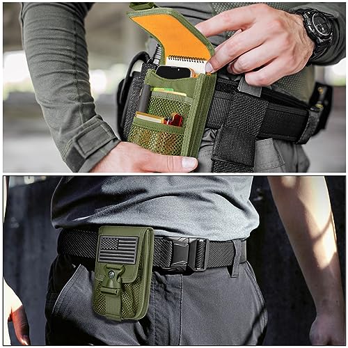 SOWHUP Tactical Molle Pouch Cell Phone Pouch Holster Small Utility EDC Pouch Gadget Organizer Bag - color: Army Green3
