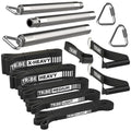 Long Resistance Bands Set, 5 Pull Up Assistance Bands for Working Out - color: Black 3
