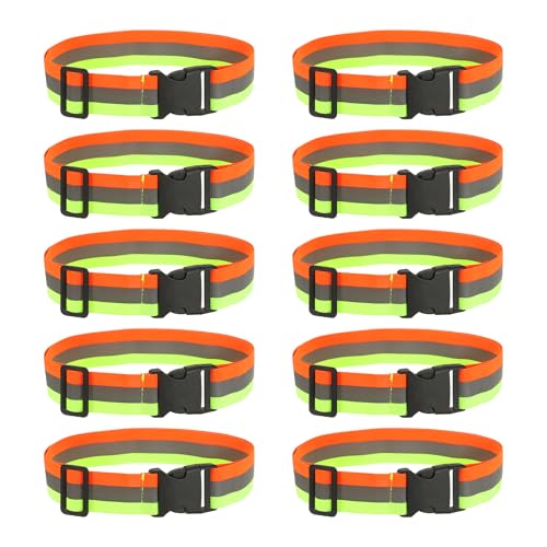 Reflective Safety Belt Adjustable - color: Yellow Orange