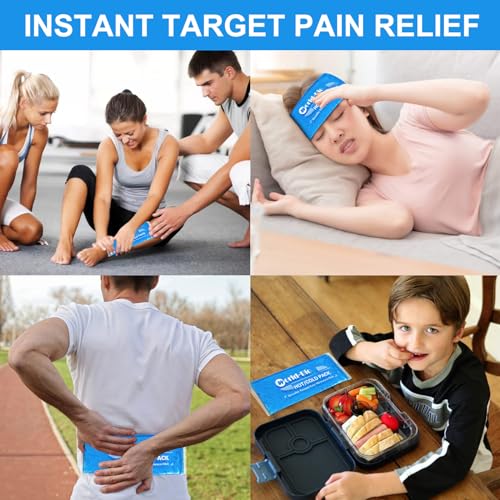 Gel Soft Flexible Ice Packs, 2-Pack, 12" x 4.7", Reusable - style: 2 Ice Pack-12" X 4.7"