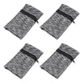 Wrist Pouch Wrist Wallet Wristband with Zipper Sports Sweatbands - color: Dark Gray