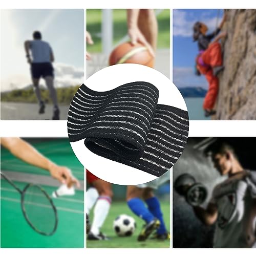 Compression Bandage Wrap, Knee Lower Leg Calf Support Band, Lower Leg Compression Wrap Brace, Thigh Compression Sleeve, Leg Brace for Sciatica Pain Relief for Football Basketball Running, Adjustable