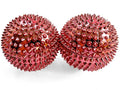 2X Spiky DBT Skill Balls | Magnetic Stress Relief Balls | Spiky Massage Balls for Relaxation, Tension Release, Focus & Mobility (Rose Gold, 2 Inch) - color: Rose Gold, size: 2 inches