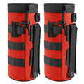 FRTKK Tactical MOLLE Water Bottle Pouch with Drawstring Open Top & Mesh Bottom, Military Water Bottle Holder Bag Sports Travel Hydration Carrier - color: Red-2 pack