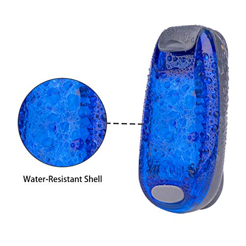 12 Pack Led Safety Light, Safety Light, High Visibility Strobe Running Lights Used for Bicycle, Walking Etc. Clip-On Running Lights Clip to Clothes Strap to Wrist, Bike Or Anywhere - color: Red