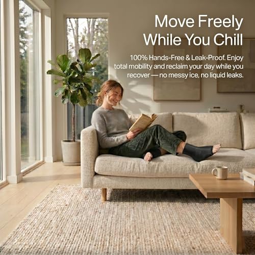 Ankle Ice Pack Wrap for Swelling & Sprained Ankle — Reusable Hot Cold Therapy Foot Sleeve for Plantar Fasciitis, Achilles Tendonitis & Foot Pain Relief L - size: L