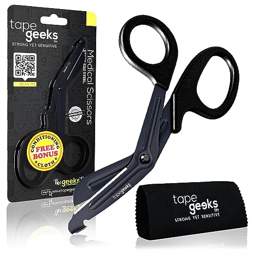 TapeGeeks Medical Scissors, Trauma Shears, Bandage & Athletic Tape Scissors