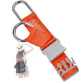 ZINZ Elastic Jacket Gripper Travel Strap with D-Ring Hooks and Buckle - color: Orange/Uk