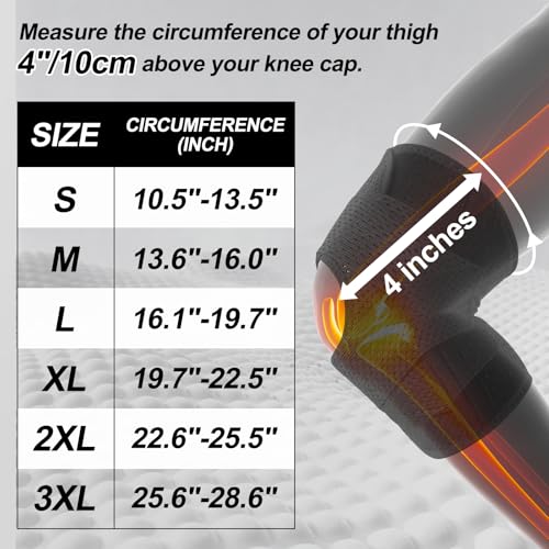 NEENCA Adjustable Knee Brace, Compression Knee Support with Air Mesh Fabric - size: Small