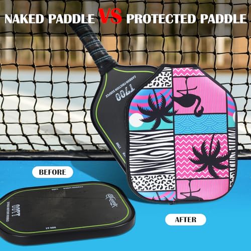Pickleball Paddle Cover, Neoprene Sleeve 11.8 x 9.05 in - color: Hawaii 1 Pc