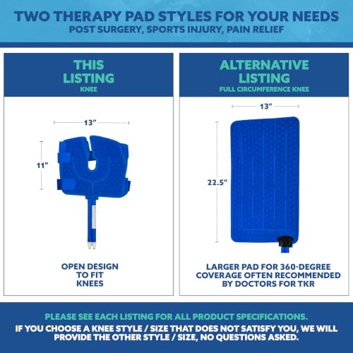 Polar Active Ice 3.0 | 9 QT Cold Therapy Ice Machine | Programmable Timer | Knee & Joint Pad | Cryotherapy Pain Relief System | Ace Bandage Style Compression - style: Knee/Joint Pad