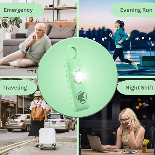 Personal Safety Alarm Rechargeable (Lime) - color: Lime