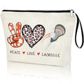 Lacrosse Gifts for Women Girl Zipper Bag Funny Gifts for Lacrosse Ball Lover Sport Season Gift at the Games Day Makeup Bag Birthday Thanksgiving Christmas Gift for Her Sister Friends - style: Sporty