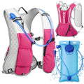 Zacro Running Hydration Vest Backpack, Running Vest with 2L Water Bladder for Men Women, Lightweight Water Backpack for Running, Hiking, Climbing, Camping, Cycling - color: Rose Pink