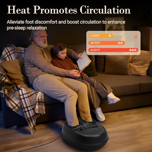 CuPiLo Foot Massager -[2026 Upgraded], FSA Eligible HSA, Up to Size 13 - color: Carbon Black