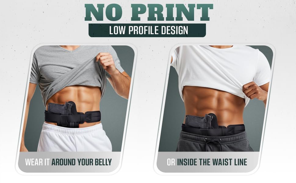 Concealed Carry Gun Belt | Use Your Own IWB Holster for Secure Retention and Safe Trigger Guard Protection - Concealed Carry for Men & Women - size: Small (21" - 30")