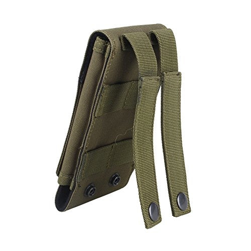 Tactical MOLLE Smartphone Holster, Universal Army Mobile Phone Belt Pouch EDC Security Pack Carry Accessory Kit Blowout Pouch Belt Loops Waist Bag Case for iPhone SE 5S Samsung Galaxy S4 Mini - color: #C (Small)