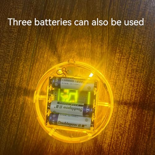 3 Pack LED Road Flares Roadside Flashing Emergency Lights Beacon with Magnetic Base for Vehicle and Outdoor Sports.(Yellow) - color: Yellow