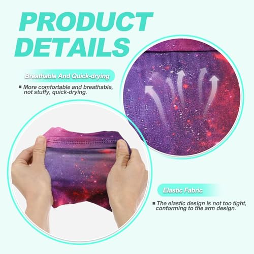 Cell Phone Armband Sleeve, Universal Sports Arm Band Starry Sky - color: Pinkish-purple