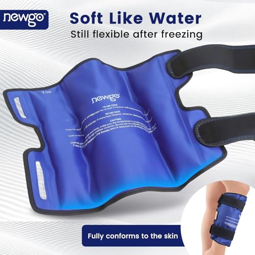 NEWGO Shin Splint Ice Pack, Cold Therapy for Leg & Elbow Injuries