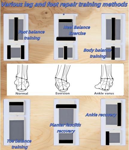 Portable Wooden Slant Board for Calf Stretching Squats Calf Stretcher Pilates Physical Therapy Equipment Adjustable Incline Board for Knees Ankle Heel Feet Leg
