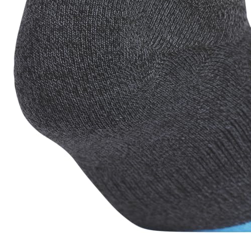 adidas Women's Superlite Super No Show Socks 6 Pairs - color: Black/Lucid Aquamarine/Flash Aqua Blue/3