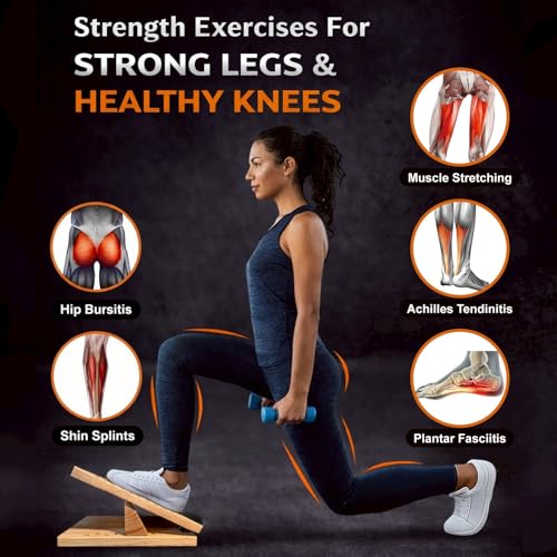 Foot Stretch Board for Plantar Fasciitis Relief, Wave Design Calf Stretcher for Home & Office Use