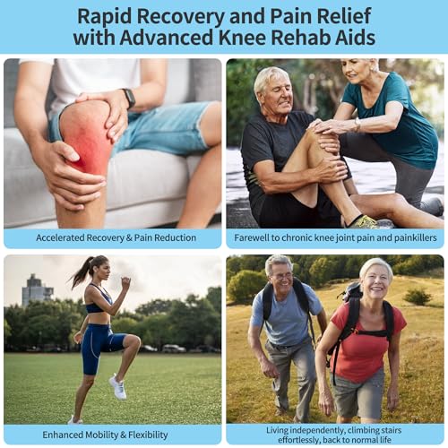 Knee Replacement Recovery Aids, Full Heel Wrap Rehab Strap Supports (Classic)
