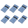 Wrist Pouch Wrist Wallet Wristband with Zipper - color: Blue