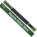 Idson Muscle Roller Stick for Athletes- Body Massage Sticks Tools Massager for Relief Muscle Soreness,Cramping and Tightness,Help Legs and Back Recovery,Black Green - color: Black Green