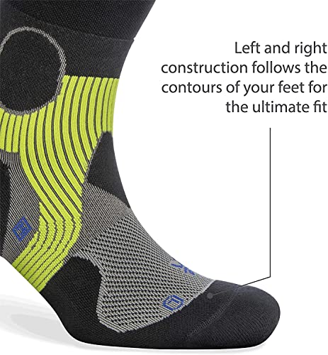Quarter Support Socks by Balega - color: Light Grey/Black, size: Medium