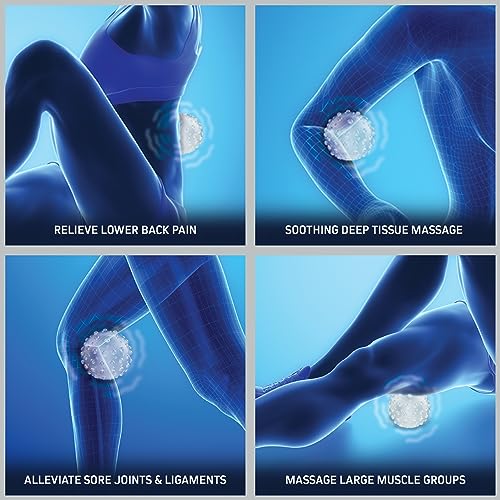 Vibrating Massage Ball, Deep Tissue Trigger Point, Myofascial Release, Yoga