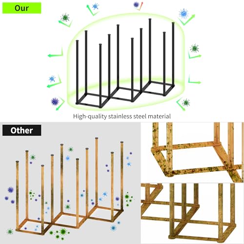 Collapsible Bottle Drying Rack, Foldable Baby Bottle Drying Rack, Portable Drainer Stand Holder for Water Bottles, Cup, Reusable Silicone Bag, Cutting Board (Black) - color: Black
