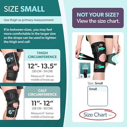 BraceAbility J Patella Knee Brace - Lateral Patellar Stabilizer with Medial and J-Lat Support Straps for Dislocation, Subluxation, Patellofemoral Pain, Left or Right Kneecap Tracking (Small) - size: Small