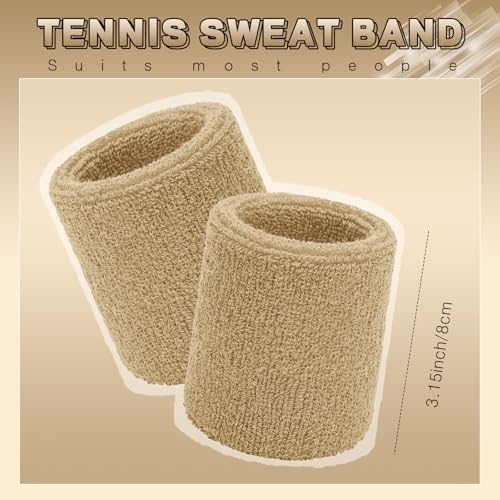 WILLBOND Wrist Sweatbands - color: Light Camel