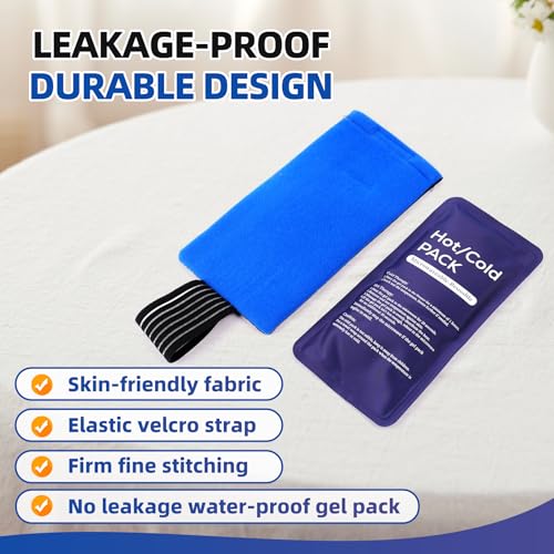 Ice Pack for Injuries, Reusable Hot and Cold Pack for Shoulder, Knee, Ankle,Elbow,Back, Adjustable Gel Ice/Hot Pack Wrap