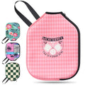 Pickleball Paddle Cover, Neoprene Sleeve 11.8 x 9.05 in - color: Pink 1 Pc