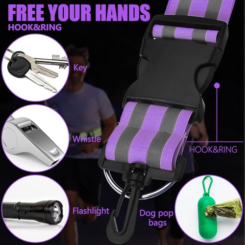 Saintrygo Reflective Sash for Walking - color: Purple