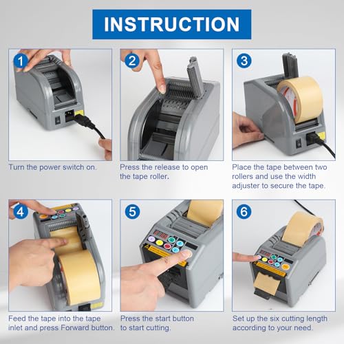 Ribbon Cutting Machine - 999mm Max Cut Length, Ideal for Shipping, Schools, Restaurants, Offices & Home Use, Durable & Precision Cutting Tool
