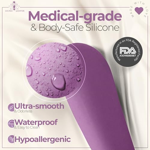 Sacred Weapon Pelvic Floor Wand & Perineal Massage Tool, Non-Vibrating