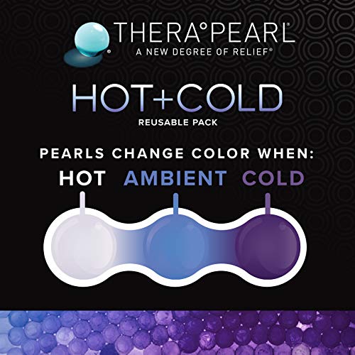 TheraPearl-14070 Color Changing Reusable Hot Cold Pack with Strap, Sports Size Ice Pack with Gel Beads, 11" x 4.5" - size: 11" x 4.5", style: New Version
