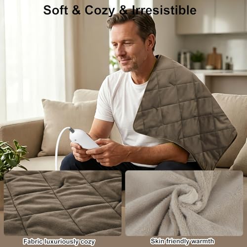 Infrared Weighted Heating Pad 20"×24" for Back Pain,FSA Eligible