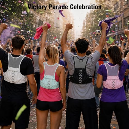 Hydration Running Vest with 2pcs 500ml/17oz Water Bottles, M/L - color: Gray, size: L: 35.4" - 49.2"