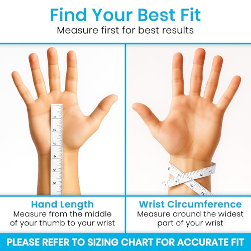 Arctic Flex Wrist & Thumb Ice Pack Wrap - Extra Strength Hot & Cold Therapy - color: Blue, size: Medium