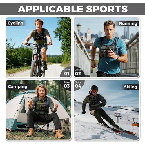 Criuage USA Patent Running Hydration Vest Backpack, Lightweight Chest Pack with 2.0L Water Bladder Bag Daypack for Hiking Running Cycling Race Marathon for Women Men - color: Grey