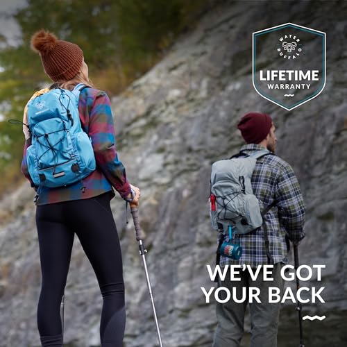 Water Buffalo Sherpa 22L Hiking Hydration Backpack, 2L Bladder - color: Black
